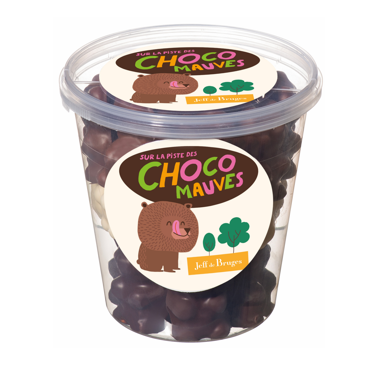 c73956397834d5d404b61f77c44a61680f42d7ef_Potoursonstaillemoyenne2024 Caja Grande de Ositos de Malvavisco con Chocolates Surtidos - Imagen 1