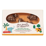 Boite Choco'Jouets Dinosaure en chocolat au lait