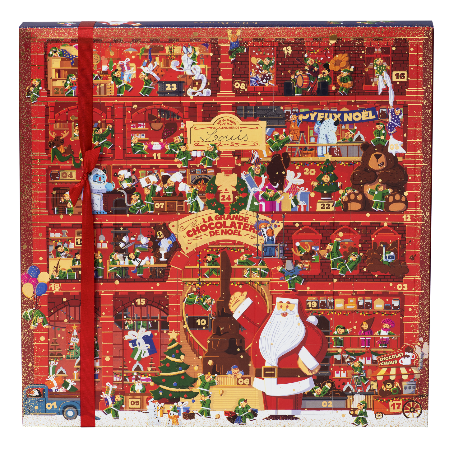 4898c42f2ebf2ec60edb0f524a20e6c97629affa_Calendrier_de_l_Avent_de_cor_fabrique_de_chocolats Calendrier de l’Avent Chocolat – La Chocolaterie du Père Noël - Imagen 1