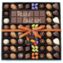 Boite 54 chocolats d’automne assortis et tablette chocolat au lait sans personnalisation - Imagen 2