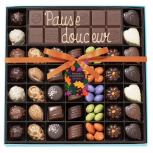 887e66b050d0624a26a2780308f895317a61e52f Boite 39 chocolats d automne tablette lait avec perso 5 Jeff de Bruges Logroño