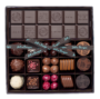 Boite 12 chocolats et amandes assortis et tablette chocolat noir sans personnalisation - Imagen 2