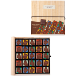 Caja Macao con 60 Cuadraditos de Chocolate de Grandes Orígenes