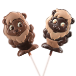 Choco'Cette - Sucette lion Chocolat au lait ou noir