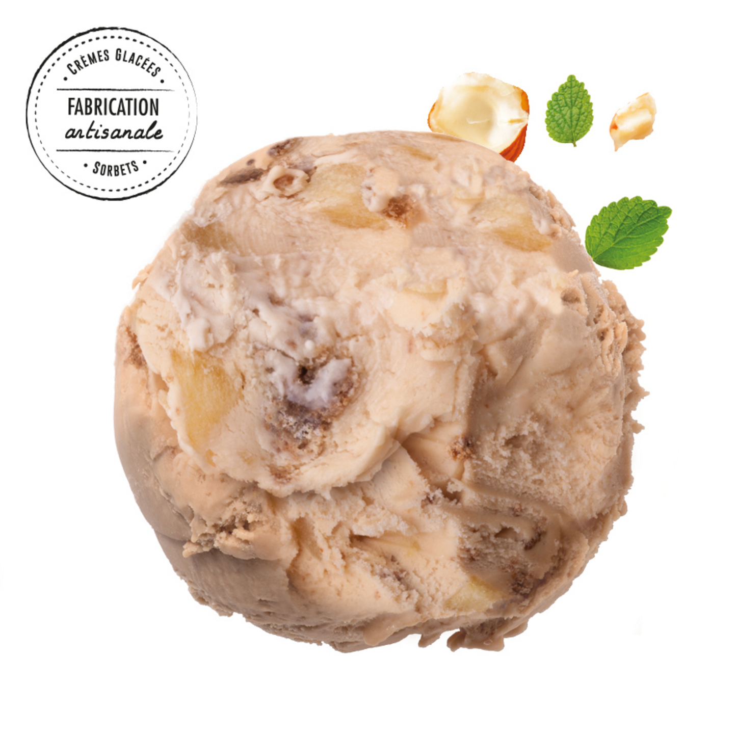 a8a42e9f49c265ddc37d2a938722b4edd4657214_gianduja Crème glacée gianduja noisettes pâte à tartiner 2,3 l - Imagen 1