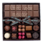 Boite 12 chocolats et amandes assortis et tablette chocolat au lait sans personnalisation