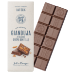 Tablette Nº6 chocolat au lait 36% de cacao gianduja et crêpe dentelle