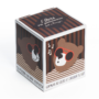 Caja cúbica 24 osos malvaviscos con cacao, chocolate con leche - Imagen 2