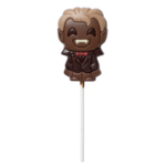 Chupete vampiro de chocolate con leche