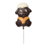 Sucette mouton Loïc en chocolat noir