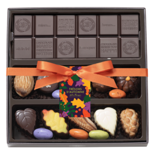 e797c5a36bbd7d650fa2af808aacea8bff0f079f Boite chocolats d automne tablette noir sans perso Jeff de Bruges Logroño