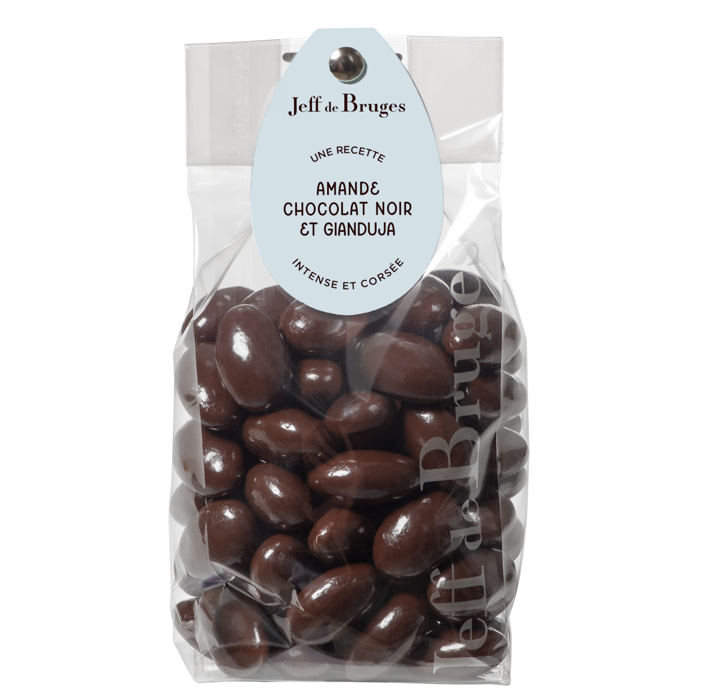 f0551c5edd6520dc01f28ffcb01553d3a1ac1b96_Amandechocolatnoir60_cacaoEquateuretgianduja Amandes chocolat noir 60 % et gianduja 230 g - Imagen 1