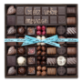 Boite 39 chocolats assortis et tablette de chocolat noir avec personnalisation